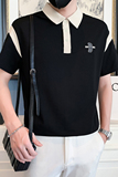 2024夏装男新品抖音直播爆版短袖POLO常规版型男D326-19515P55，男装Polo衫，星座1101