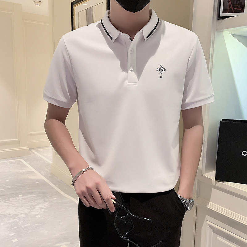 2024夏装男新品抖音直播爆版短袖POLO常规版型男D326-16929P55,男装Polo衫,星座1101