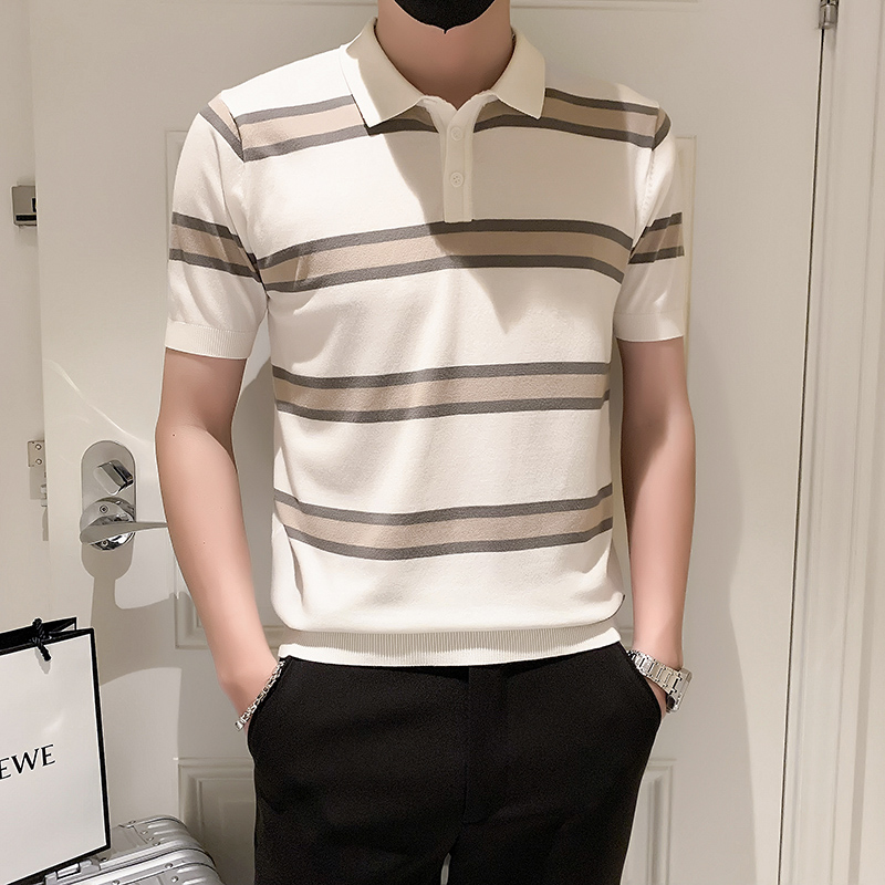 2024夏装男新品抖音直播爆版短袖POLO常规版型男D326-16953P58，男装Polo衫，星座1101