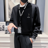 秋冬男生新款韩版刺绣上衣青少年卫衣假俩件D326-11226P78控108，男装卫衣，星座1101