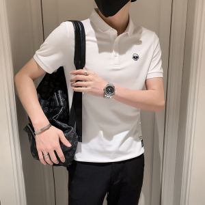 2024夏季刺绣精神小伙短袖POLO衫社会青年上衣潮D326-19001P55