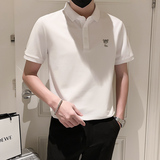 2024夏装男新品抖音直播爆版短袖POLO常规版型男D326-16901P55，男装Polo衫，星座1101