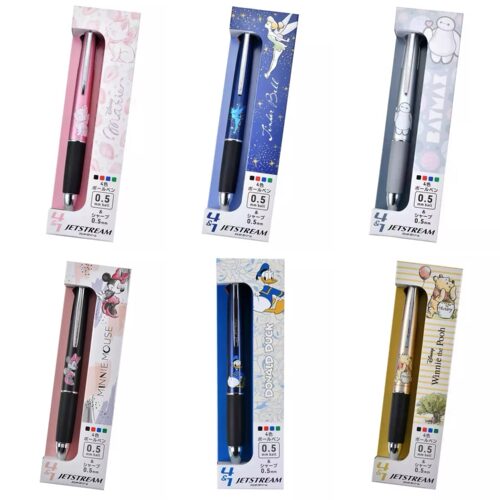 东京迪士尼store 4+1多功能模块笔大白玛丽猫小叮当限定圆珠笔