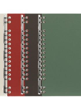 【国誉新品】kokuyo一米新纯轻薄活页本B6笔记本子复古简约可拆卸