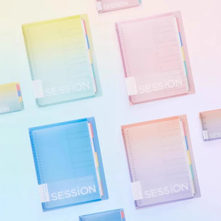【新色上市】日本maruman满乐文SESSION活页本 大容量本手账活页