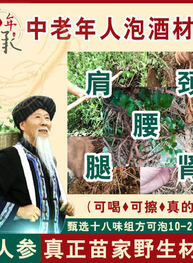 苗家泡酒材料中老年人滋补养生中草药材 追风颈肩腰腿药酒 泡酒料