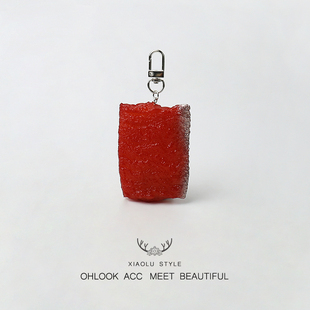 个性仿真带鱼钥匙扣搞怪创意设计日常车载挂件挂饰品可爱背包挂件