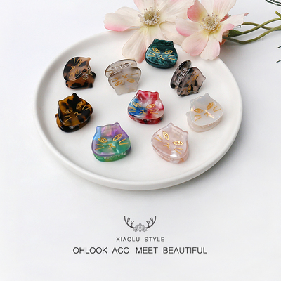 少女顶夹醋酸发卡可爱