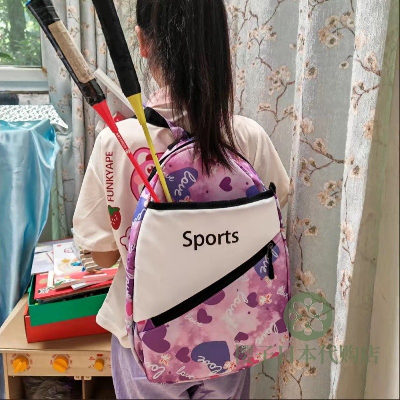 日本原单GK羽毛球专用包儿童单肩双肩背包2025新款羽毛球拍袋女包