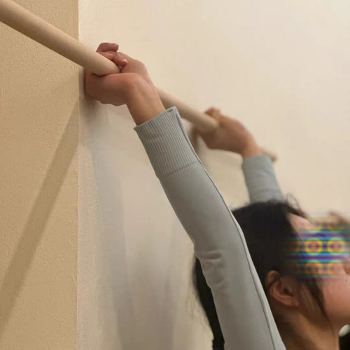 模特形体训练棍无毛刺原木站姿定型挺拔身姿艺考集训塑形矫正棒