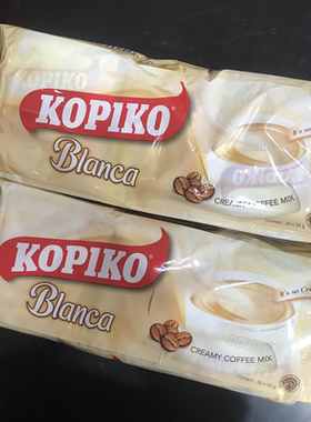 奶香奶香的~原装进口菲律宾KOPIKO可比可布兰卡奶油白咖啡30g30包