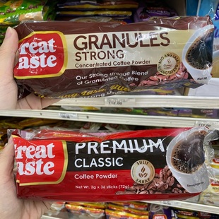 纯黑咖啡无糖速溶咖啡便携 Taste黑咖啡经典 菲律宾原装 进口Great