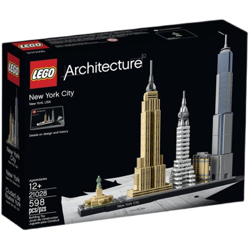 乐高LEGO拼搭积木纽约街景
