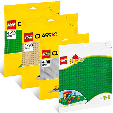 乐高LEGO拼砌底板大小颗粒