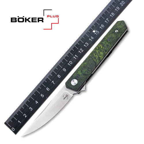 bokerM390钢高硬度德国户外折刀