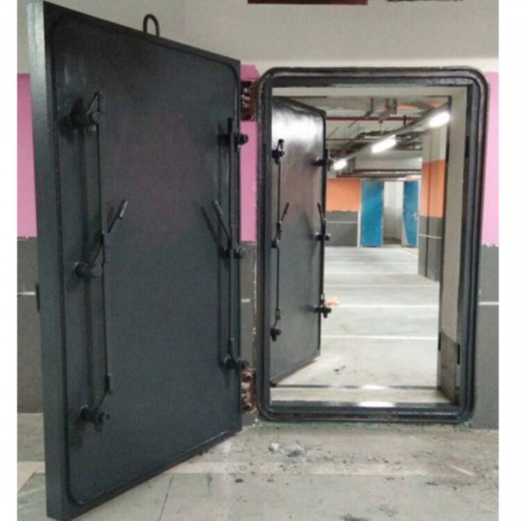 人防门混凝土门密闭门固定门槛活门槛防护密闭门钢结构防护密闭门