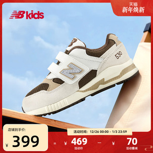 nb官方童鞋 卡其色拼接运动鞋 新品 KV530 7岁中童秋季 Newbalance