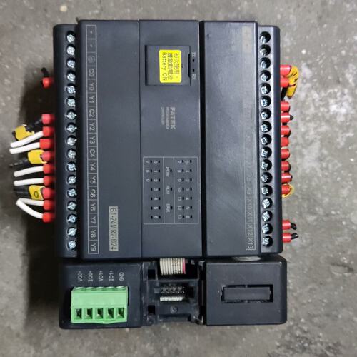 议价-永宏PLC B1-24MR2-D24模块，模块底部有瑕疵，可维修