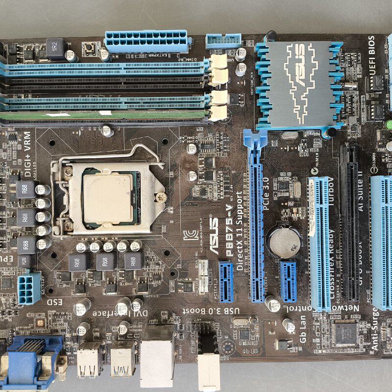 议价-华硕P8B75-V主板 CPU I5-3350P 金士顿可维修