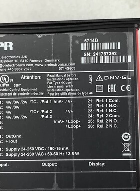 议价-PR 丹麦佩勒 5714D ，工业控制设备用，质量