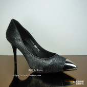 欧体欧洲站专柜正品 NA893 爱格皮匠 13秋铁头马毛细跟单鞋