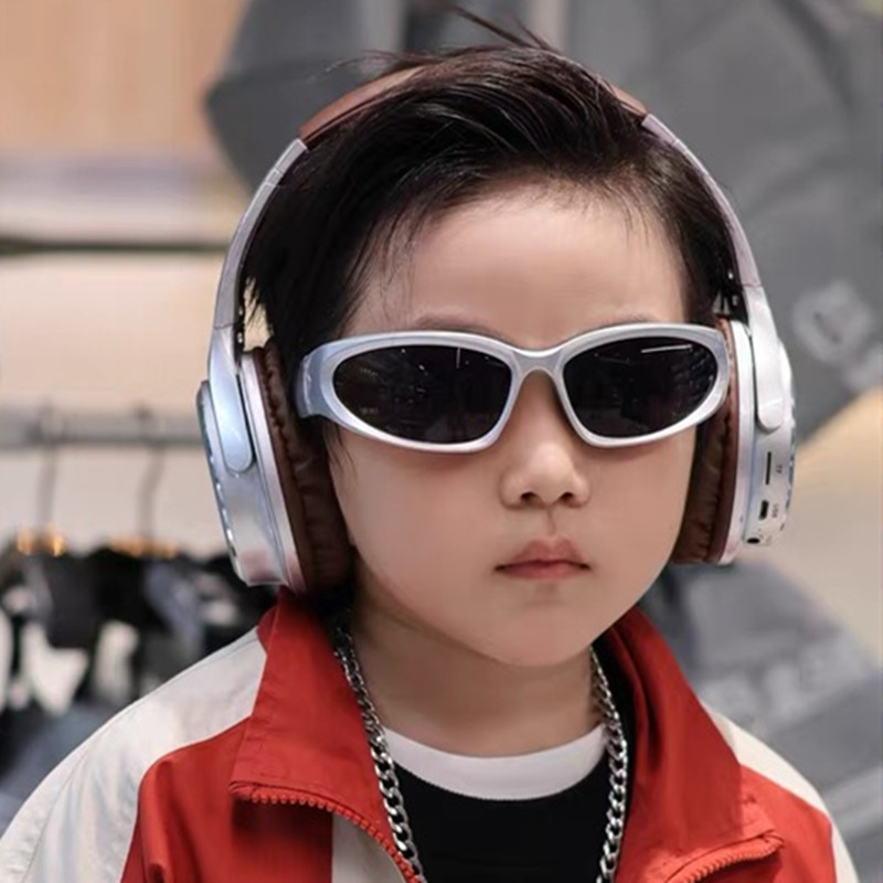 男童女童走秀凹造型墨镜街舞眼镜