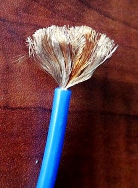 蓝色特软硅胶线 18AWG 150根丝耐高温线 多股特软硅胶线 1米2元