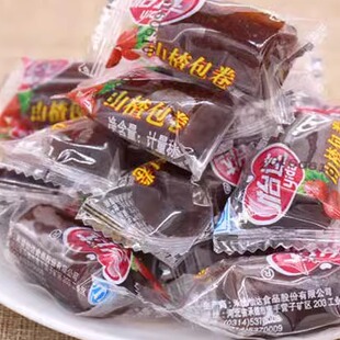 包邮承德怡达山楂包卷果丹皮山楂片500g零食果脯独立包装小吃特产