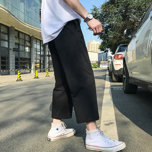 夏季九分休闲裤