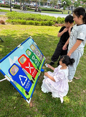 垃圾分类投掷沙包拓展游戏道具