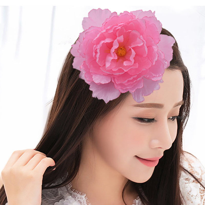 仿真手拿花道具牡丹舞蹈