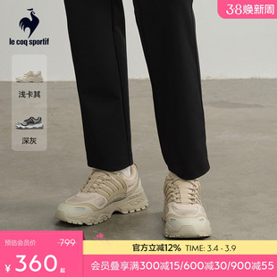 乐卡克法国公鸡秋冬男女同款户外休闲鞋耐磨低帮运动鞋