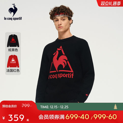 男女同款编织衫乐卡克法国公鸡