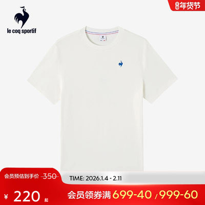 乐卡克法国公鸡男短袖T恤