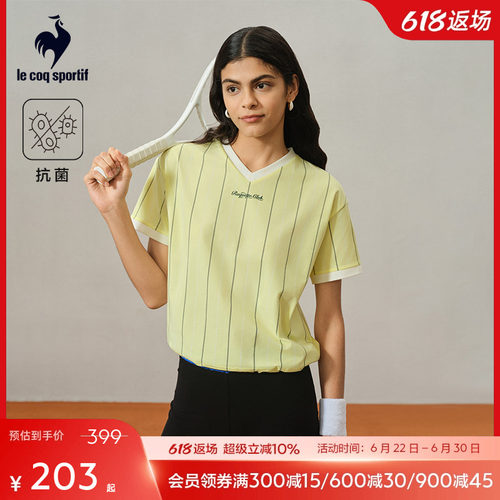乐卡克女款复古百搭短袖T恤