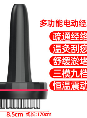 俪人邦经络刷恒温热敷震动便携