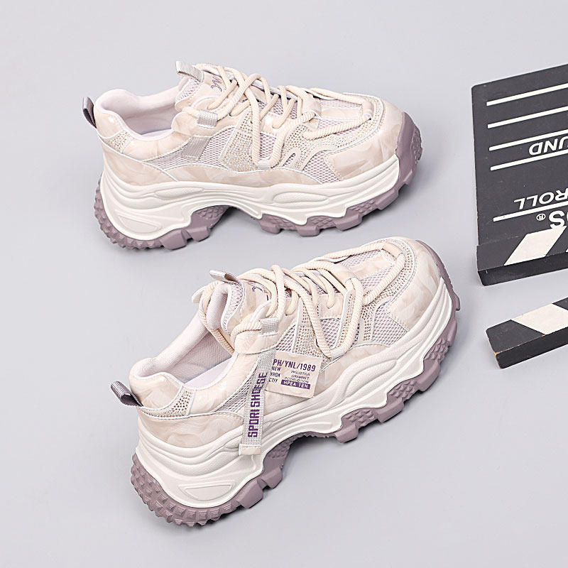 新款大码女鞋41-43时尚休闲2026春季单鞋脚宽胖特大号百搭老爹鞋,女鞋,老爹鞋,淘宝优惠券,粉丝福利购,淘宝优惠卷