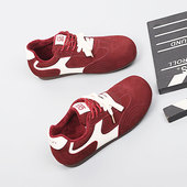 女鞋 新款 41一43爆款 加大码 棉鞋 2025冬季 脚宽胖肥保暖平底加绒板鞋