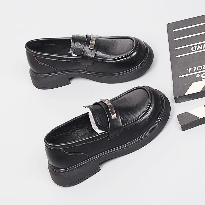 春季新款大码女鞋41-43脚宽胖肥单鞋时尚休闲特大号舒适乐福鞋女,女鞋,乐福鞋（豆豆鞋）,淘宝优惠券,粉丝福利购,淘宝优惠卷