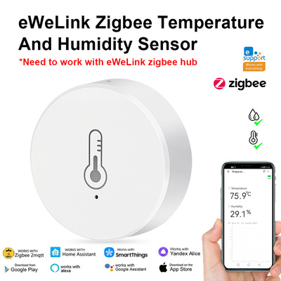 eWelink温湿度传感易微联Zigbee温湿度兼容2MQTT,Home Assistant