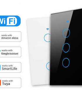 涂鸦wifi触摸智能RF433开关smartlife语音音响Google开关