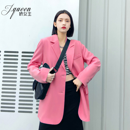 西装外套女西服上衣盐系