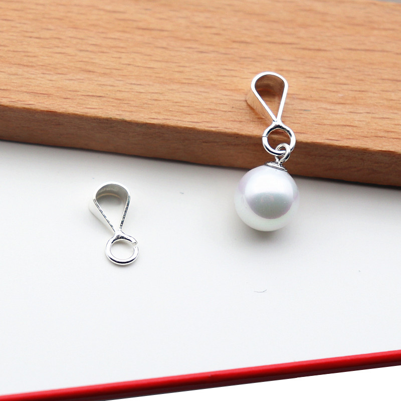 吊坠扣瓜子扣头S925纯银开口圈