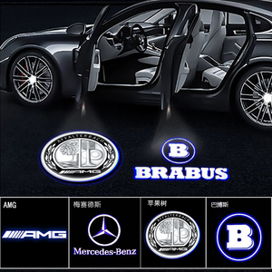 车门投影灯苹果树AMG巴博斯