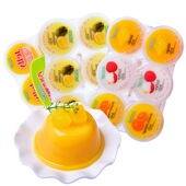 泰国进口大杯果冻果味型含椰纤果味百香果芒果荔枝混合冻休闲零食