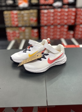正品现货 NIKE REVOLUTION 6 UU 耐克中童透气跑步运动鞋 DD1095