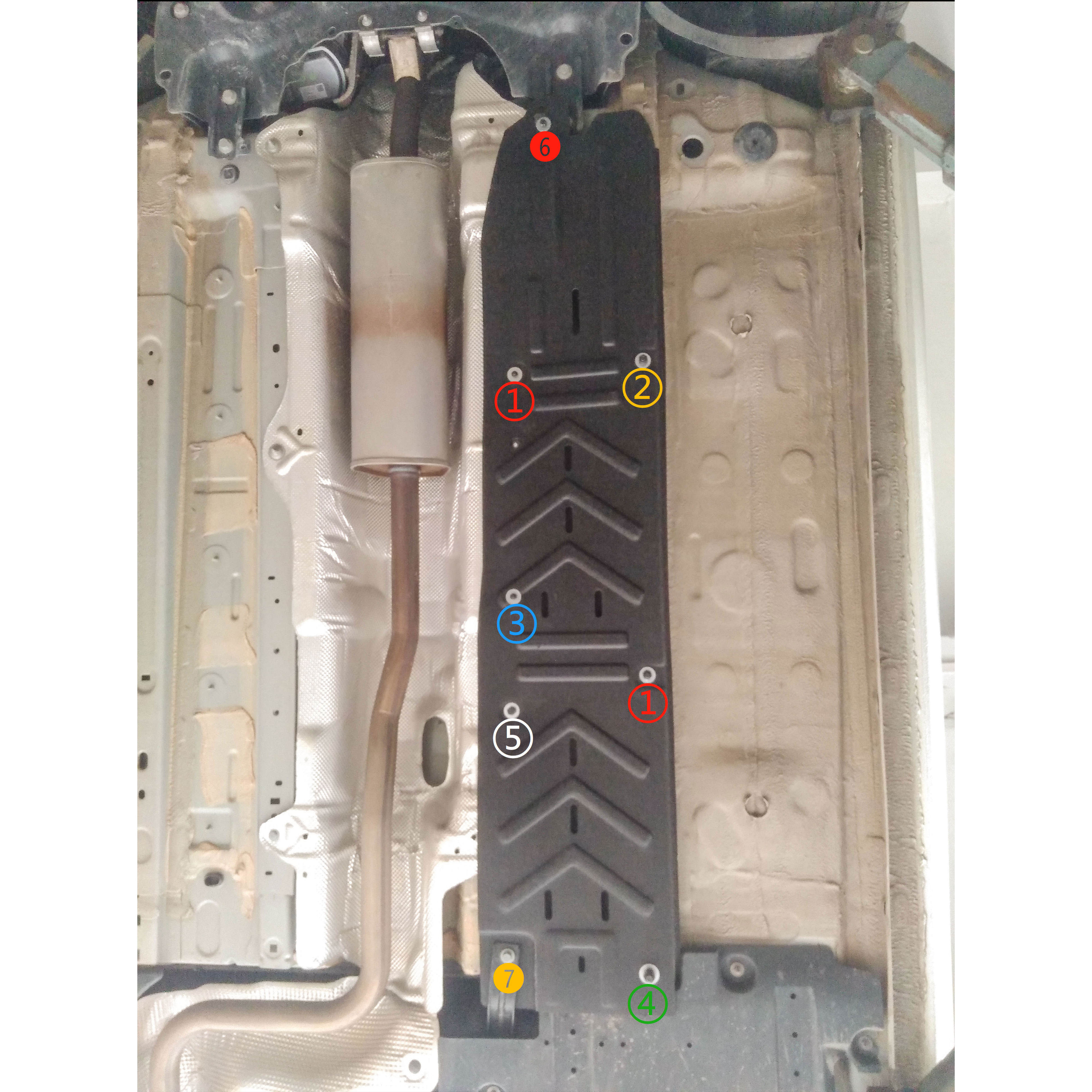 14-22款标致408/508L/4008/5008原装线槽下护板树脂塑料底盘线槽