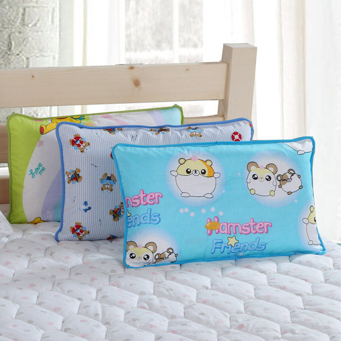 迎鹤宝贝偏低压不扁儿童枕头可水洗枕芯幼儿园枕头送全棉枕套特价