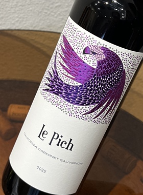 美国纳帕璞露酒庄旗下Le Pich璞鹰赤霞珠干红葡萄酒202*年份750ml