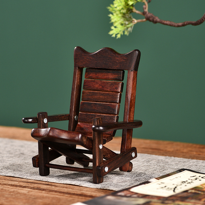 红木手机支架花梨木酸枝木小摆件